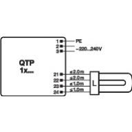Statecznik Quicktronic QTP-T/E 1X26-42 2X26/220-240 Dulux 4008321537089 LEDVANCE (4008321537089)