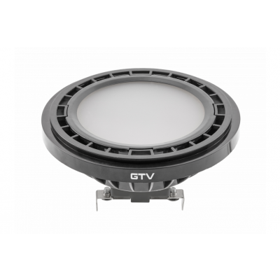 Żarówka LED A-G AR111 G53 12V DC 12,5W neutralna biel 120st czarna GTV (LD-AR111NW13W120-10)