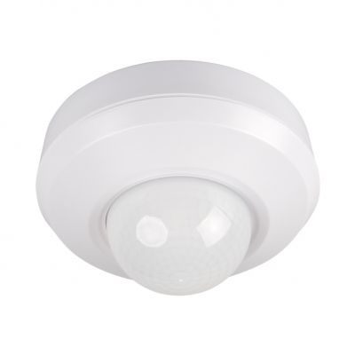 SENTO-O-WT-W Czujnik ruchu 3xPIR SENTO-O-WT-W IP44/20 kąt detekcji H360 zasięg max 20m kolor biały K (37366)