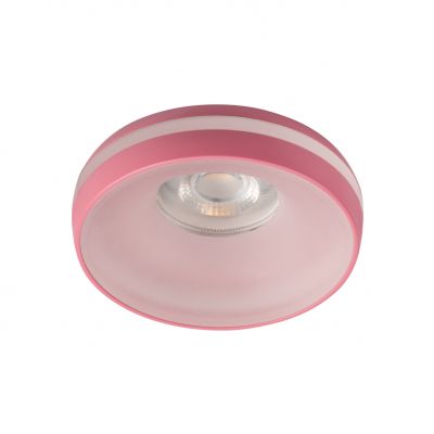 ELICEO DSO PK Oczko sufitowe ELICEO DSO PK okrągły stop aluminium kolor różowy 1XGx5,3/GU10 KANLUX (35297)