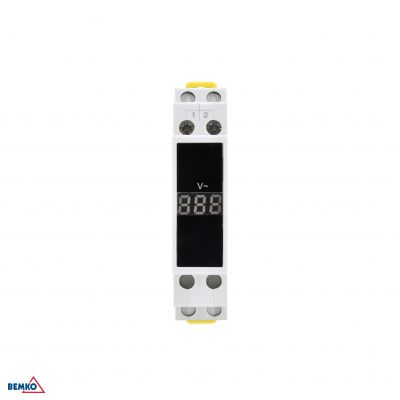 Woltomierz lampka kontrolka modułowa Wskaźnik napięcia 1F cyfrowy 80-500V SCHELINGER (A16-NV-1F)