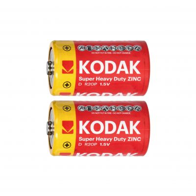 Baterie Kodak ZINC Super Heavy Duty D LR20, 2 szt. (30946385)