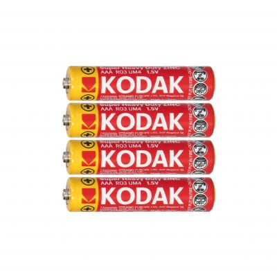 Baterie Kodak ZINC Super Heavy Duty AAA LR03, 4 szt. (30953321)