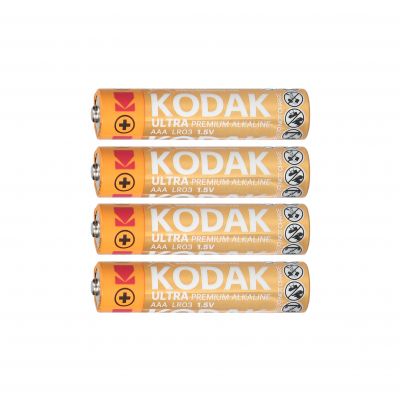 Baterie Kodak ULTRA Premium Alkaline AAA LR03, 4 szt. (30959521)