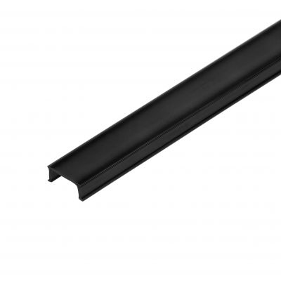 Klosz do profili wpuszczanych w karton gips z serii AD-LP-6507, 2m, poliwęglan czarny (AD-LP-6507PB/2M)