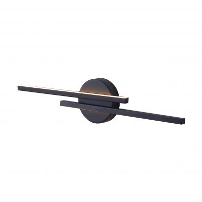 TEKANO LED 14W, lampa nad lustro, 1540lm, 4000K, IP44, dł. 55 cm, aluminium, czarna (AD-OM-6517L4/B)