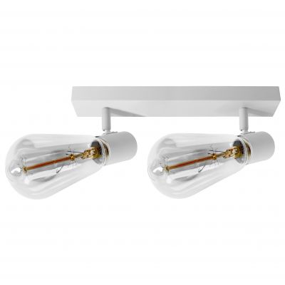 RIO SP 2, oprawa ścienno-sufitowa, E27 max. 2x60W, IP20, biała (AD-OP-6430WE27)