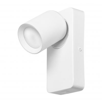 MALTA SP 1, oprawa ścienno-sufitowa, GU10 max. 12W, IP20, biała, prostokątna podstawa (AD-OP-6480WGU10)