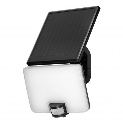 SOLIS LED 10W, naświetlacz solarny  z czujnikiem ruchu PIR, 1200lm, IP54, 4000K, 3000 mAh, czarny (AD-SL-6467BLR4)