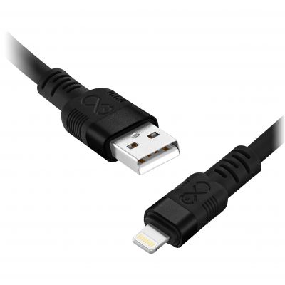 Kabel USB-A - Lightning eXc WHIPPY Pro, 0.9M (29W, szybkie ładowanie), kolor mix ciemny* (*wysyłany (CABEXCWHPLIGH0.9DMIX)