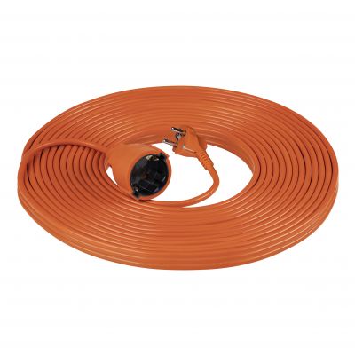 Przedłużacz ogrodowy jednogniazdowy Schuko, PVC 3x1,5mm2, długość 15m (GES-2(GS)/15M)