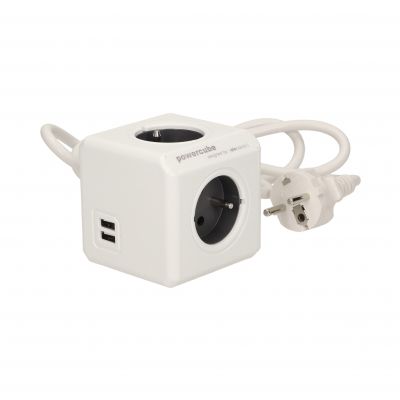 Przedłużacz PowerCube Extended USB z przewodem 3m 2404/FREUPC ORNO (2404/FREUPC)