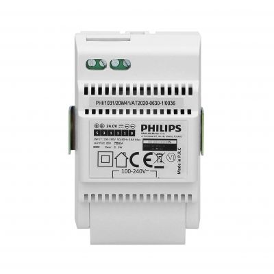 Philips WelcomeEye Power transformator modułowy do systemów wideo domofonowych 230V AC/24V DC, łatwy 531110 ORNO (531110)
