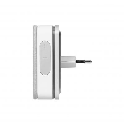 Philips WelcomeBell Plugin dzwonek bezprzewodowy, 4 melodie, ładowarka USB, zakres działania max. 30 531115 ORNO (531115)