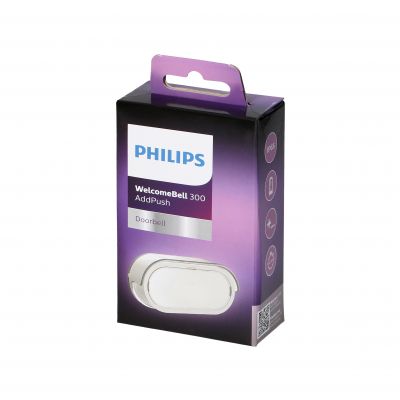 Philips WelcomeBell AddPUSH, przycisk bezprzewodowy do rozbudowy dzwonków Philips ORNO (531116)