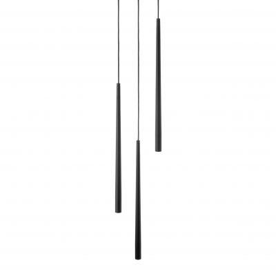 Tabung 3P G9, lampa wisząca, max. 6W, czarna ORNO (AD-LD-6231BG9)