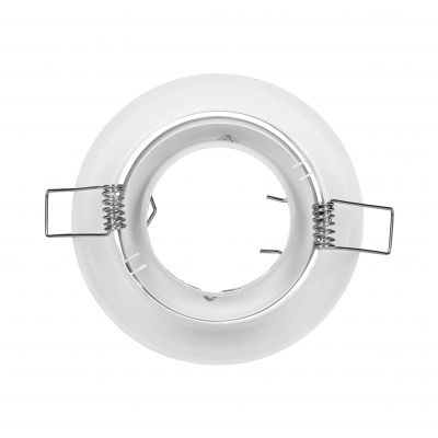 SUTRI RM ramka dekoracyjna oprawy punktowej, MR16/GU10 max 50W, okrągła, regulowana, biała AD-OD-6176/W ORNO (AD-OD-6176/W)
