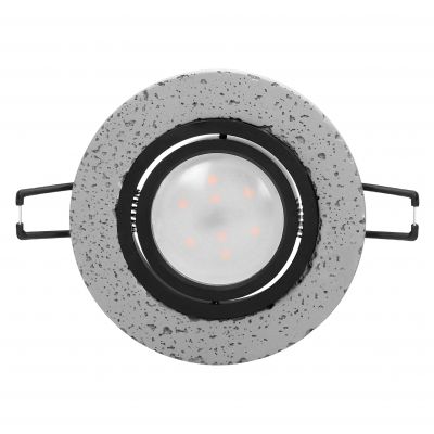 HALISI RM ramka dekoracyjna oprawy punktowej, MR16/GU10 max 50W, koło, ruchoma, czarna ORNO (AD-OD-6182)