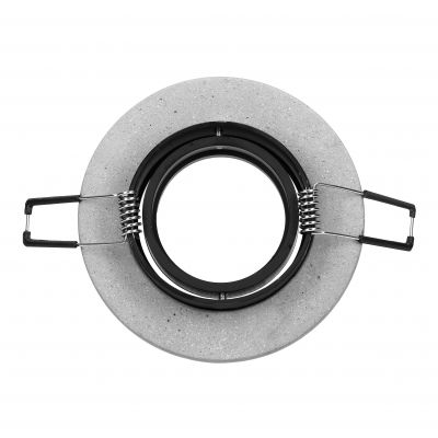 HALISI RM ramka dekoracyjna oprawy punktowej, MR16/GU10 max 50W, koło, ruchoma, czarna ORNO (AD-OD-6182)