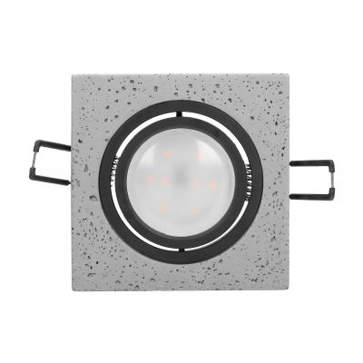 HALISI SM ramka dekoracyjna oprawy punktowej, MR16/GU10 max 50W, kwadrat, ruchoma, czarna AD-OD-6183 ORNO (AD-OD-6183)
