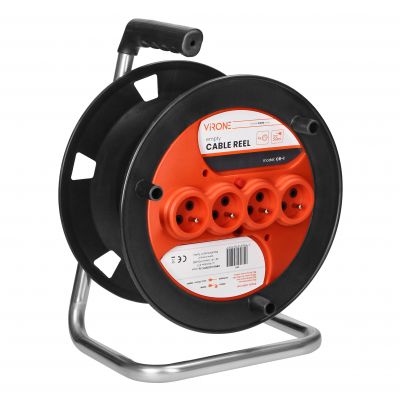 Zwijak bębnowy IP20 4x2P+Z 16A 230V CR-1 ORNO (CR-1)