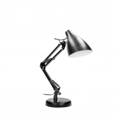 DIAN lampa biurkowa. 60W stalowa, czarna DL-1/B ORNO (DL-1/B)