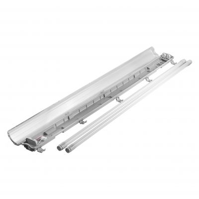 VUMBI II T8 LED 2*18W oprawa hermetyczna pod T8 LED, 3600lm, IP65, 4000K, oprawa zawiera świetlówki ORNO (DS-2)