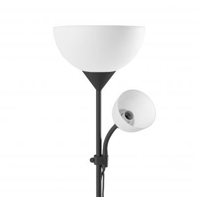 Lampa stojąca podłogowa URLAR, 175 cm, max 25W E27, max 25W E14, czarna LS-2/B ORNO (LS-2/B)