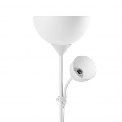 Lampa stojąca podłogowa URLAR, 175 cm, max 25W E27, max 25W E14, biała ORNO (LS-2/W)