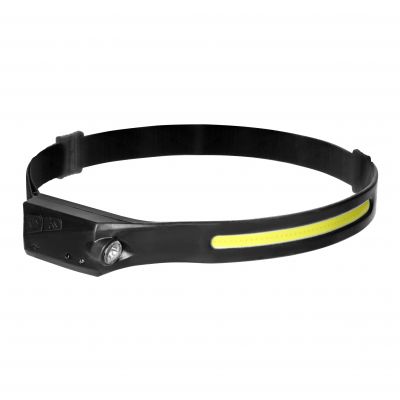 Latarka czołowa LED COB + XPE z akumulatorem 1200 mAh (LT-10)