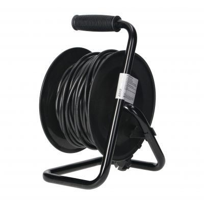 Przedłużacz bębnowy, 4 gniazda 2P+Z (Schuko), kabel PVC H05VV-F 3x1.0mm2, długość - 30m, Termik, Prz OR-AE-13152(GS)/30M ORNO (OR-AE-13152(GS)/30M)