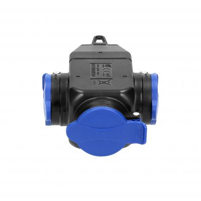 Rozgałęźnik bryzgoszczelny i odporny na uderzenia, IP44, 3x2P+Z, 16A, 230V AC OR-AE-1346 ORNO (OR-AE-1346)