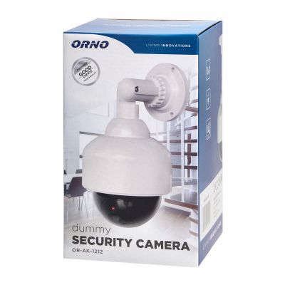 Atrapa obrotowej kamery monitorującej CCTV, typu PTZ, bateryjna ORNO (OR-AK-1212)