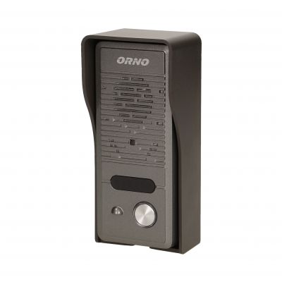 Zestaw domofonowy jednorodzinny, bezsłuchawkowy, czarny ELUVIO OR-DOM-RE-914/B ORNO (OR-DOM-RE-914/B)