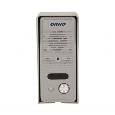 Zestaw domofonowy jednorodzinny, bezsłuchawkowy, szary, ELUVIO OR-DOM-RE-914/G ORNO (OR-DOM-RE-914/G)