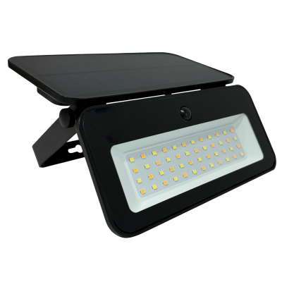 Naświetlacz solar 12W 1200lm 120° IP65 ciepła/neutralna/zimna biel 5V LUMAX (LGS015TS)