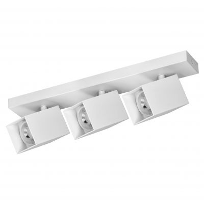 KUBAR SP 3, oprawa ścienno-sufitowa, GU10 max. 3x35W, IP20, biała (AD-OP-6511WGU10)