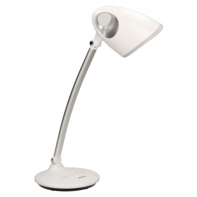 Lampka biurkowa KALCYT LED 6W, 200lm, 4000K, wyłącznik czasowy, biała OR-LB-1527 ORNO (OR-LB-1527)
