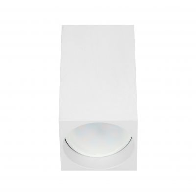 BARBRA DLS GU10 downlight max 50W, IP20, kwadrat, biały, aluminium (OR-OD-6142WGU10)