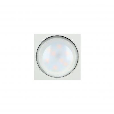BARBRA DLS GU10 downlight max 50W, IP20, kwadrat, biały, aluminium (OR-OD-6142WGU10)