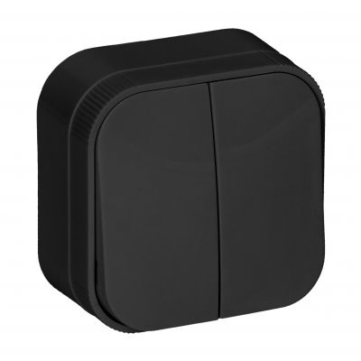 Łącznik świecznikowy natynkowy ToDo IP20, czarny (OR-OE-7201/B)