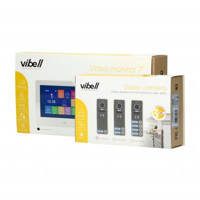 Zestaw wideodomofonowy, bezsłuchawkowy kolor, LCD 7 cal dotykowy, menu OSD, pamięć, gniazdo na kartę S ORNO (OR-VID-EX-1060/W)