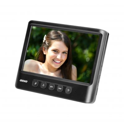 Zestaw wideodomofonowy, bezsłuchawkowy, kolor, LCD 7&quot;, czarny, IMAGO ORNO (OR-VID-MC-1059/B)