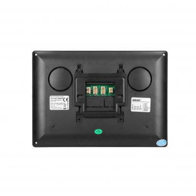 Zestaw wideodomofonowy bezsłuchawkowy, kolor, LCD 7 cal z szyfratorem, natynkowy, czarny, CERES ORNO (OR-VID-ME-1056/B)