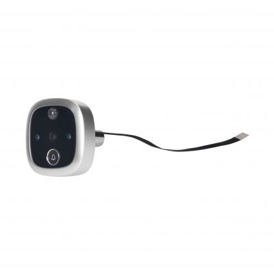 Elektroniczny wizjer do drzwi 4,3 cal HD z funkcją nagrywania na kartę Micro SD, czujnikiem ruchu i sze ORNO (OR-WIZ-1108)