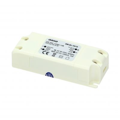 Zasilacz LED 12V DC 15W 1,25A IP20 OR-ZL-1612 ORNO (OR-ZL-1612)