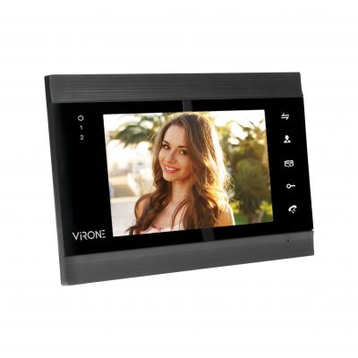 Wideo monitor bezsłuchawkowy, kolorowy, LCD 7 , WiFi + APP na telefon, z gniazdem na kartę pamięci T ORNO (VDP-61FHDPMV)