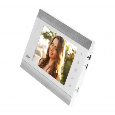 Wideo monitor bezsłuchawkowy, kolorowy, LCD 7 , WiFi + APP na telefon, z gniazdem na kartę pamięci T ORNO (VDP-61FHDPMV/W)