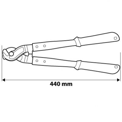 Obcinak do kabli miedzianych i aluminiowych 440 mm 01-517 NEO (01-517)