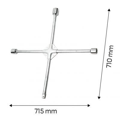 Klucz do kół krzyżakowy, 24 x 27 x 32 mm, 3/4 cal 11-102 NEO (11-102)